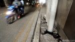 Foto: Tiang Underpass Pondok Indah Bolong, Ngeri Nggak Sih?