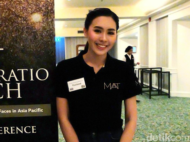 Wajah paling proporsional dan menarik dari Thailand adalah Panida Paopongrattanachai. Penilaian terkait dengan proporsi panjang dan lebar wajah. Foto: Anggi Mayasari / Wolipop