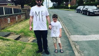 Me dan Mini Me. Foto: istimewa