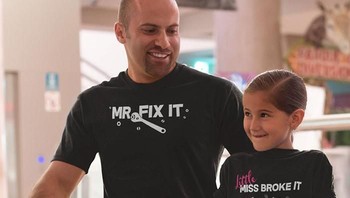 Miss Broke It dan Mr Fix It. Artinya sang anak mungkin sering merusak sesuatu dan ayahnya yang memperbaikinya. Foto: istimewa