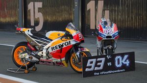 Motor Pendukung Marquez dan Dovizioso di Perebutan Juara Dunia
