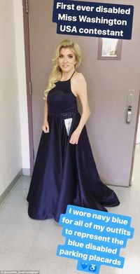 Madeline percaya diri ikuti Miss Washington AS dengan kondisinya.