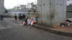 Before-After Sampah Busuk di Flyover Kebayoran Lama Jadi Taman