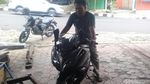 Foto: Wow! Eko Beli Motor Ninja Pakai Uang Receh