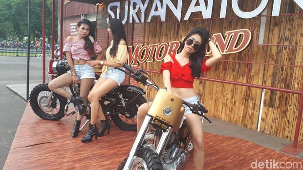 Motor Modifikasi Terbaik Bersaing di Surabaya
