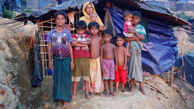 Potret pengungsi Rohingya.