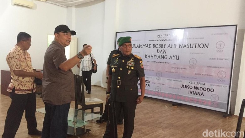 Pangdam Cek Lokasi Pernikahan Kahiyang-Bobby di Medan Pangdam Cek Lokasi Pernikahan Kahiyang-Bobby di Medan