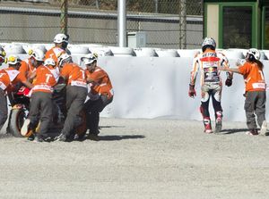 Kecelakaan Kecil Marquez di Latihan Kedua