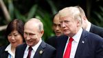 Momen Kebersamaan Trump dan Putin yang Kini Kaku