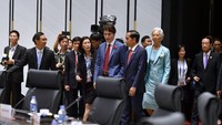 Jokowi dan Trudeau di APEC. 