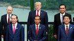 Keren, Jokowi Bersanding dengan Trump Hingga Putin