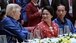 Melihat Keakraban Jokowi-Iriana dengan Trump di Gala Dinner APEC