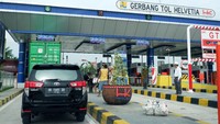 Sama seperti tol Palembang-Indralaya, tol Medan binjai seksi II dan III juga dibuka gratis. Meski gratis, pengendara tetap melewati gardu otomatis dengan menempel kartu, tapi saldonya tidak terpotong. Pool/Hutama Karya.