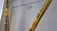Pelaku diketahui tinggal di kamar 203 (Foto: Ahmad Bil Wahid/detikcom)