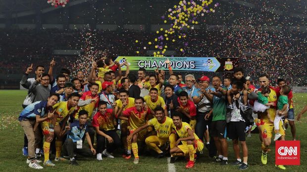 Bhayangkara FC musim lalu juara Liga 1 2017.