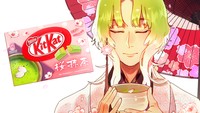 Kit Kat Sakura Matcha terlihat manis dengan sentuhan warna hijau khas matcha dan pink khas bunga sakura. Begitu juga dengan sosok animenya.Foto: Cioccolatodorima