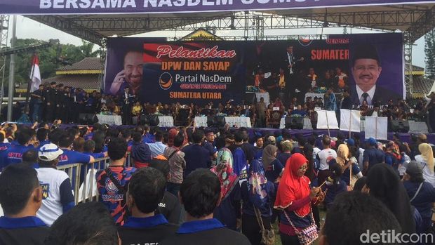 NasDem Deklarasikan Tengku Erry Sebagai Cagub Sumut