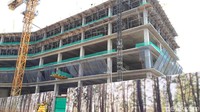 Paket pekerjaan struktur selesai pada hari ini 12 November 2017 yang ditandai dengan acara topping off proyek. Topping off ini dilakukan oleh Ketum Golkar Setya Novanto dan Ketua Dewan Pembina Golkar, Aburizal Bakrie.