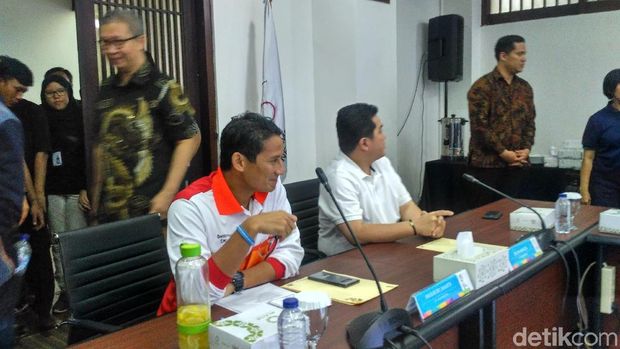 Sandiaga rapat bahas Asian Games 2018 / 