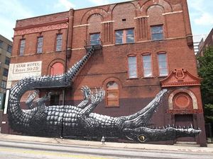 Niat Banget, Potret Viral Lukisan Mural Raksasa