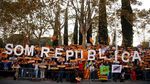Potret Warga Catalonia Penuhi Jalan, Demo Minta Pemimpin Dibebaskan