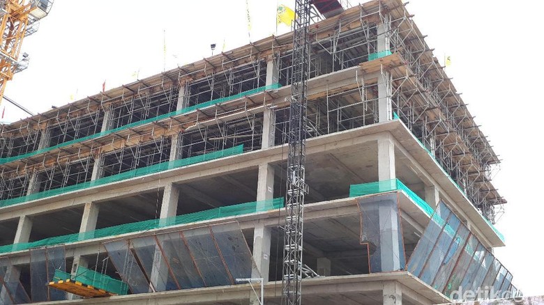 Melihat Gedung Baru Golkar Setinggi 5 Lantai yang Hampir 