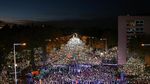 Potret Warga Catalonia Penuhi Jalan, Demo Minta Pemimpin Dibebaskan
