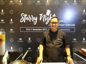 Di Starry Nights, Chef Degan Sajikan Salmon Lodeh dan Sapi Bumbu Rawon