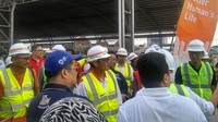 Salah satu yang ditinjau adalah proyek pacuan kuda di Pulomas (Foto: Denita Matondang/detikcom)