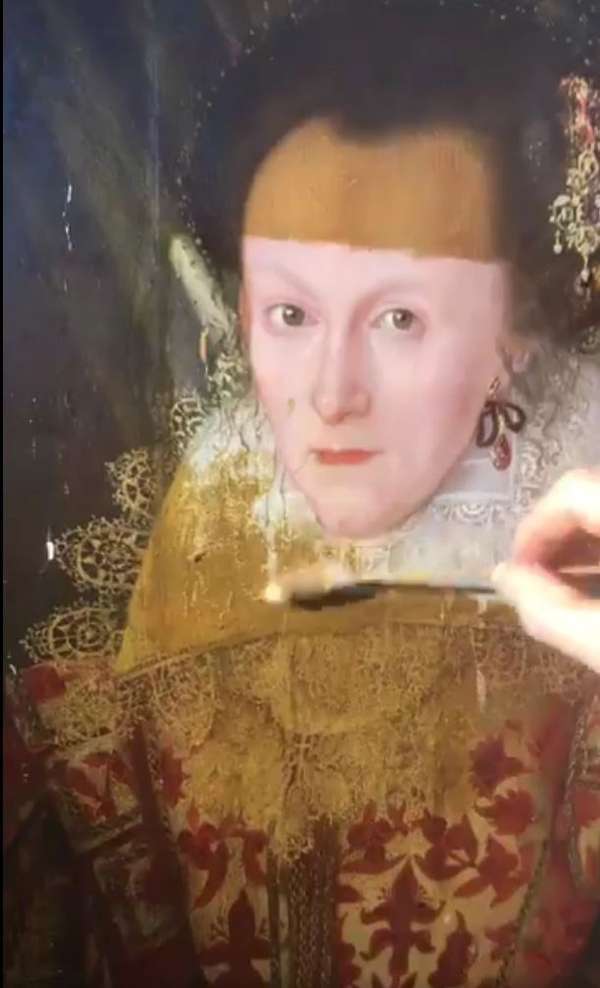  Lukisan Ratu Elizabeth  II Karya Dipo Alam Terinspirasi 