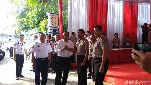 Sandiaga Hadiri Peluncuran Integrated BPKB System di Polda Metro