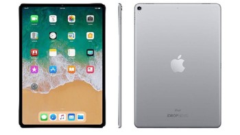 Mereka membuat render tampilan iPad Pro baru dengan layar penuh. (Foto: idropnews)