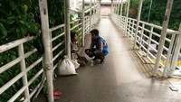 Kini pengemis tersebut sudah dibawa ke Panti Bangun Daya 1 Kedoya, Jakarta Barat.