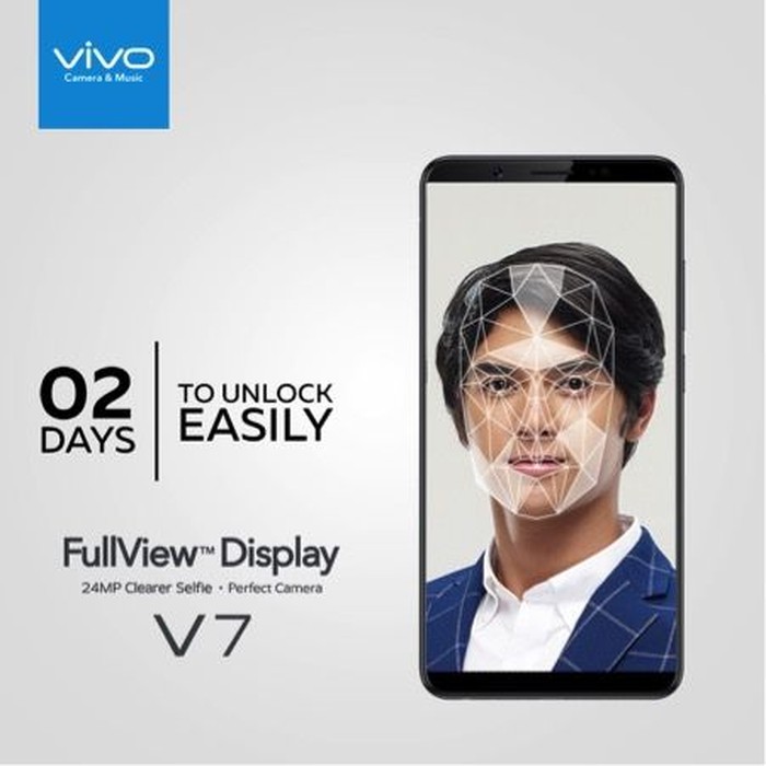 Siap-siap! 2 Hari Lagi Vivo V7 dengan Fitur Face Access Diluncurkan