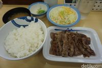 Satu set menu Matsuya (Wahyu/detikTravel)