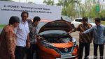 Menperin Jajal Mobil Listrik Nissan