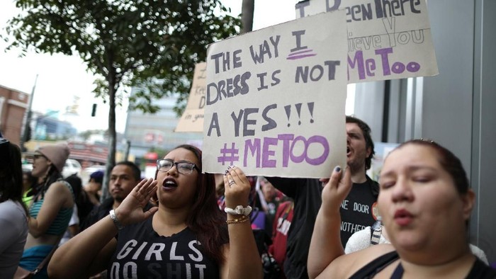 Kampanye anti pelecehan seksual (Foto: REUTERS) Kampanye anti pelecehan seksual (Foto: REUTERS)