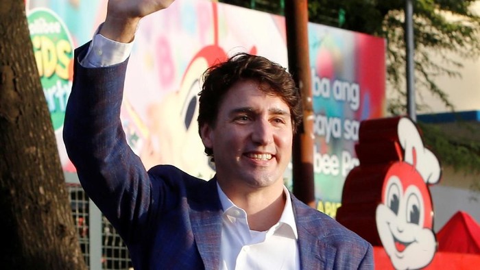 Justin Trudeau punya gaya hidup sehat. Foto: Reuters Justin Trudeau punya gaya hidup sehat. Foto: Reuters