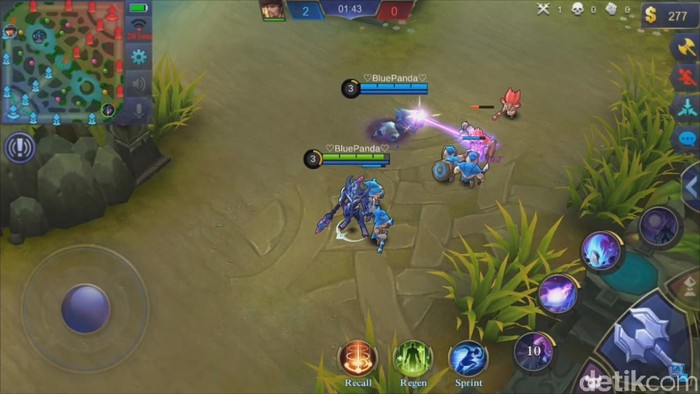 Mobile Legends. Foto: screenshot detikINET Mobile Legends. Foto: screenshot detikINET