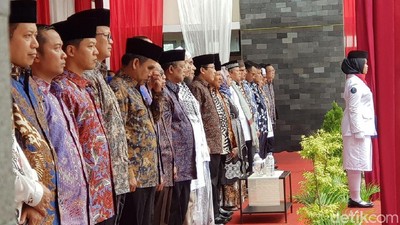 Foto-foto Upacara Hari Pahlawan Prabowo-Amien Rais di Yogyakarta