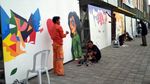 Puluhan Pelukis Mural Adu Karya di Street Art Competition