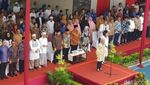 Foto-foto Upacara Hari Pahlawan Prabowo-Amien Rais di Yogyakarta