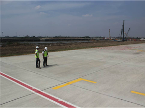 Pengerjaan Apron Bandara Ahmad Yani Semarang Sudah Rampung