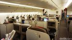 Foto: Nyamannya Kelas Bisnis Garuda Rute Jakarta-London