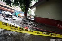 Lokasi penemuan mayat di Terminal Kampung Rambutan