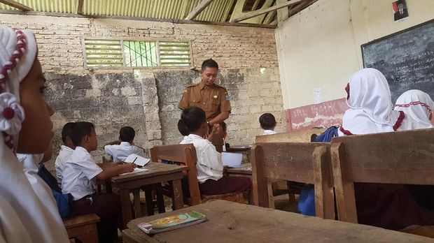 Miris! Ada SD Negeri di Banten yang Bubar Bila Hujan Datang