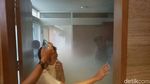 Foto: Ruang AHU Gedung DPR Terbakar