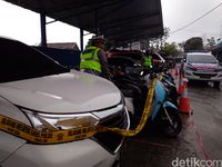 Polres Garut Sita 2 Mobil dan 49 Motor Hasil Operasi Zebra