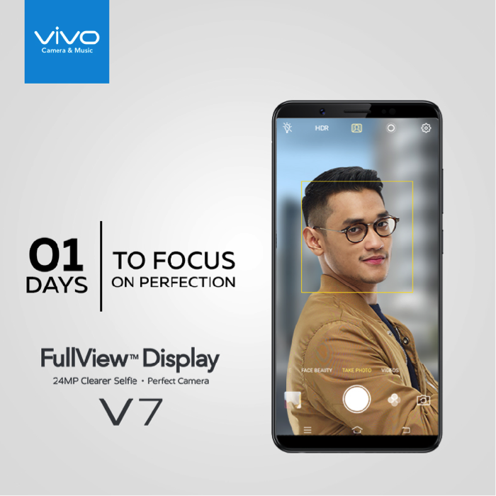 Besok! Vivo V7 dengan Portrait Mode Diluncurkan