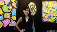 Nama Hana Madness terbilang baru di ranah seni. Namun, doodle-doodle ciptaan perempuan yang mengalami gangguan bipolar itu dikenal ke penjuru kota di Tanah Air.  Foto: Tia Agnes/ detikHOT
